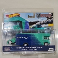 Hot Wheels Mercedes-Benz 190E Fleet Flyer Falken