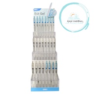 Set combo bút gel Deli G057-V G575-JK G118-V bộ gồm 1 khay đựng bút 8 hộp bút
