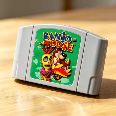 Link 04 Banjo-Tooie For N64 Cartridge USA EUR Game Card Tested Working 64bit Gray Housing Support Cu