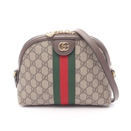 【二手】Gucci Ophidia GG Supreme 女士單肩包 499621 米色 PVC 塗層帆布皮革 Ophidia 單肩包