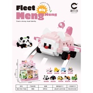 Cute Racing Team Building Blocks Toy Gift