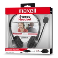 Maxell USB PC Stereo Headset w Boom Mic - Computer Headset HS-HMIC