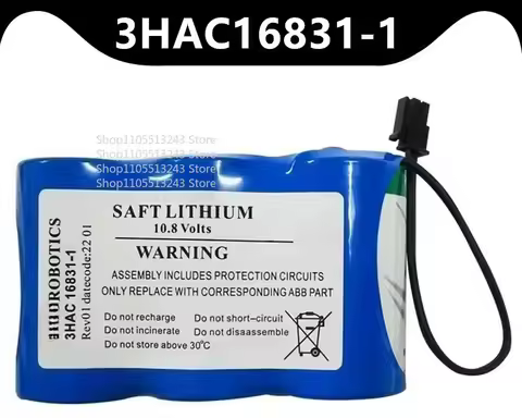 Battery for ABB 3HAC16831-1 10.8V Robot Arm CPU Non-rechargeable Lithium Battery Pack