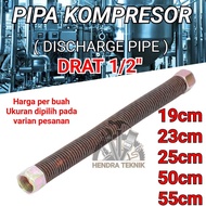 Spare parts spiral pipe thread 1/2" compressor discharge pipe 19cm 23cm 25cm 50cm 55cm compressor ba
