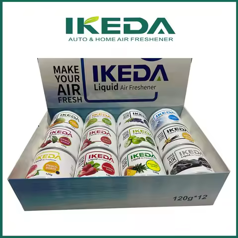 IKEDA Car Air Freshener Car Fresheners Strong Fragrance Smoke Smell Remover Liquid Cans Freshener Fo