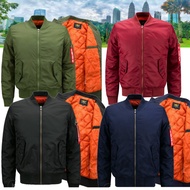 Jacket Men Motorcycle Jaket Motor Air Force Men Bomber Jacket Jaket Bomber Lelaki Perempuan