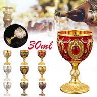 European-style light luxury liquor glasses with handles, small wine glasses for home use, metal hote