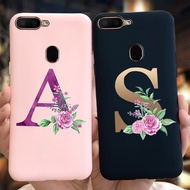 Cute Letters Case OPPO A5s A12 A7 AX7 Casing Soft Silicone Matte Phone Cover OPPOA5s AX5s CPH1909 OPPOA12 2020 Bumper