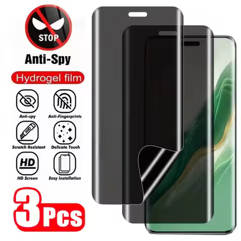 3Pcs Privacy Hydrogel Film For Huawei Pura 80 Pro Plus 5G For Huawei Pura 80 Ultra 70 P60 P50 P40 P3