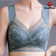(40-110KG) Plus Size Bra Womens Lace Bra For Woman Push Up Lace Non Wire Bras ice Silk Bras Seamless Underwear