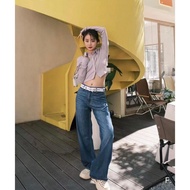 CK Jennie Inspired White Leather Label Jeans - Women's Size 3268