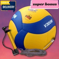 SUPER BONUS Bola Volly Voli Mikasa V330W Original Import No 1 Asli Bola Poli Kompetisi Pro Liga