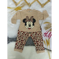 KIDS MINNIE  SHIRT SET INSPIRED BY HM