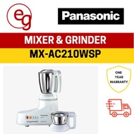Panasonic MX-AC210 WSH Mixer Grinder White | 1-year Local Warranty