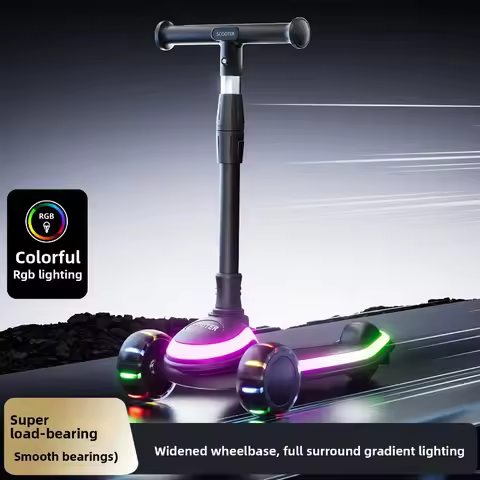 3-in-1 children's scooter with a wider thicker deck safety suitable for both boys and girls helping 