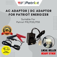 Patriot Energizer AC Adaptor DC Adaptor Battery Clip Adaptor Power Adaptor Patriot P10 Patriot P20 P
