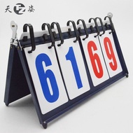 Scoreboard Two Three Four Badminton Basketball Table Tennis Thick Stainless Steel Table Tennis Compe