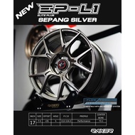 RAXER WHEELS EP-L1 Sport Rim Flow Forming 17x7J 4x100 ET42 (7.2KG Only) - READY STOCK
