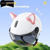 TD 2Pcs Motorcycle Helmet Cat Ears Motocross Electric Car Helmet Accessories Driving Styling Helmet 