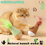 EBINLANDS Interactive Cat Toy, Wobbler Design Bite-resistant Tumbler Wobbler Toys, Creative Feather 