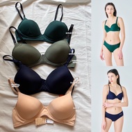 [BRA+CD] 1 F*LA Airlight Korean Pushup Technology Wireless Bra Without Wire Push Up Bra Thick Foam W