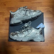 Dior老爹鞋迪奧Chrono低幫字母簽名款 女款 灰銀色 36碼