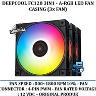 Deepcool Fc120 3in1 - A-Rgb Led Fan Casing (3x Fan) - Original Produk Original