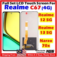 ORIGINAL NGS Brand Full Set LCD Touch Screen Compatible For REALME C67 4G / Realme 12 5G / Realme 13