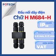 IP68 Waterproof Electrical Wire Connector 4 M684-H 3 PIN – Screwless Quick Connector Jack, Outdoor H