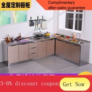 Stainless Steel Cupboard Cupboard Storage Sideboard Economical Multi-Functional Integrated Kitchen Storage Assembled Cab