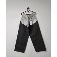 Acne Studios 25FW Fake Two-Piece Printing Three-Dimensional Jeans