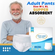 FristLand M/L/XL Adult Diaper Pants For Adult Disposable Diapers Pants For Women Men Unisex Overnigh