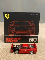 舊版 Tomytec 1/64 TLV 1987年版 法拉利 Ferrari F40 Tomica Limited Vintage Neo 車仔 模型車 車模 禮物 限量
