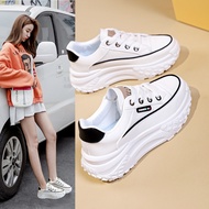 [Ready Stock] 2025 Spring Autumn New Style All-Match Female Student Thick-Soled Sneakers Casual Spor