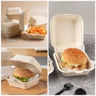 10pcs burger box bento box bento box bento cake box