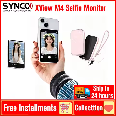 SYNCO XView M4 / M4 AI / M4 Touch Screen Selfie Monitor Screen Vlogging Monitor for iPhone Android L
