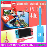 [✅SG Ready Stock] Portable Switch TV Dock for Nintendo Switch/Oled NS Docking Station USB C to 4K 60Hz HDMI 100W PD