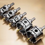XUHAN 12-150 มม.ปลายคาร์ไบด์ TCT เจาะรูเลื่อยเจาะชุด Bit Hole Saw เครื่องตัดสําหรับสแตนเลสโลหะเจาะ