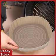 1/2 Basket Oven Baking Tray Silicone Air Fryer Oil Free Fryer Reusable Heat Resistant Silicone Handl