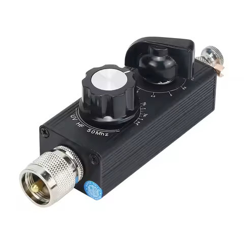 Mini-ANT 20W QRP Shortwave FM AM HF UHF Antenna 5MHz-55MHz Full-Band Tuned For FM 76mhz-108mhz 7MHz/