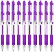 Zebra Z-Grip Retractable Ballpoint Pen - Economy Pack of 20 (Violet)