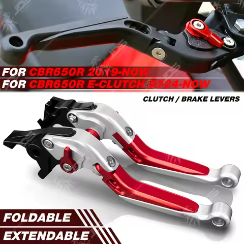 JDSTUNING For Honda CBR650R/E-CLUTCH 2019-NOW Folding Clutch and Brake Lever Set Adjustable Levers M