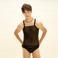 BALIBOY crochet tank top เสื้อกล้ามโครเชต์ / midnight