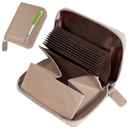 [DSDCDJ] Compact Mini Wallet for Men & Women - RFID Blocking Leather Bifold Wallet with Easy Cash St