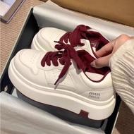 Ankora Red Platform White Shoes Women's Ankora Red Platform White Shoes