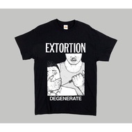 Extortion - Degenerate Tshirt Punk Rock Band T-Shirt/ Street Punk Metal Band T-Shirt Hardcore/