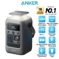 Anker Powerbank SOLIX C300 DC 90000mAh/288Wh Power Bank 300W Outdoor Generator 7-Ports Portable Powe