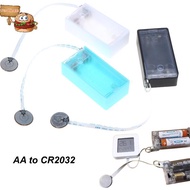 sun CR2032 to AA Battery Converter 1Pcs 0.15mm Slim Non-Destructive Modification for Smart Doorbells