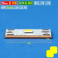 MCP B 3570 20mm 30W 6C Dual Kuning Kuning LED Laser BiLED RTD AES 9V