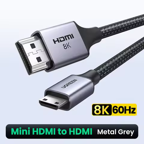 UGREEN Mini HDMI-Compatible to HD Cable 8K/60Hz for Raspberry Pi Zero Graphics Video Card Camera Cam
